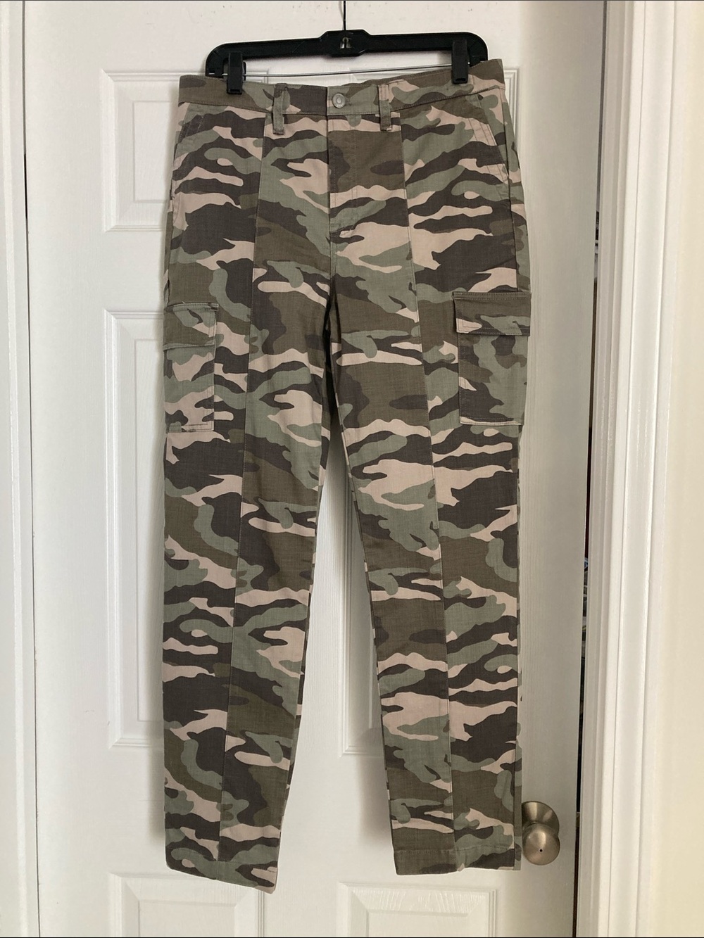 JCrew Tall vintage straight cargo pants in camo